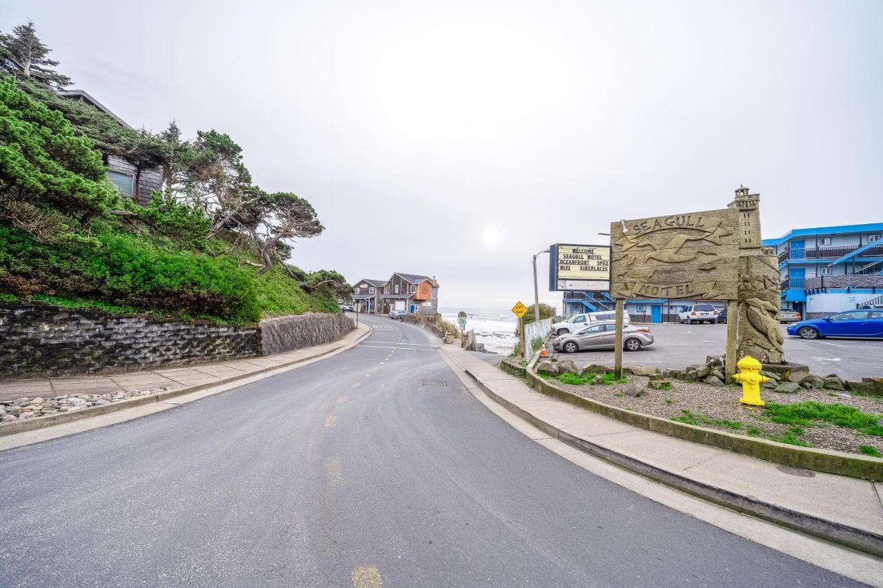 Oceanfront Contemporary Leilighet Lincoln City Eksteriør bilde