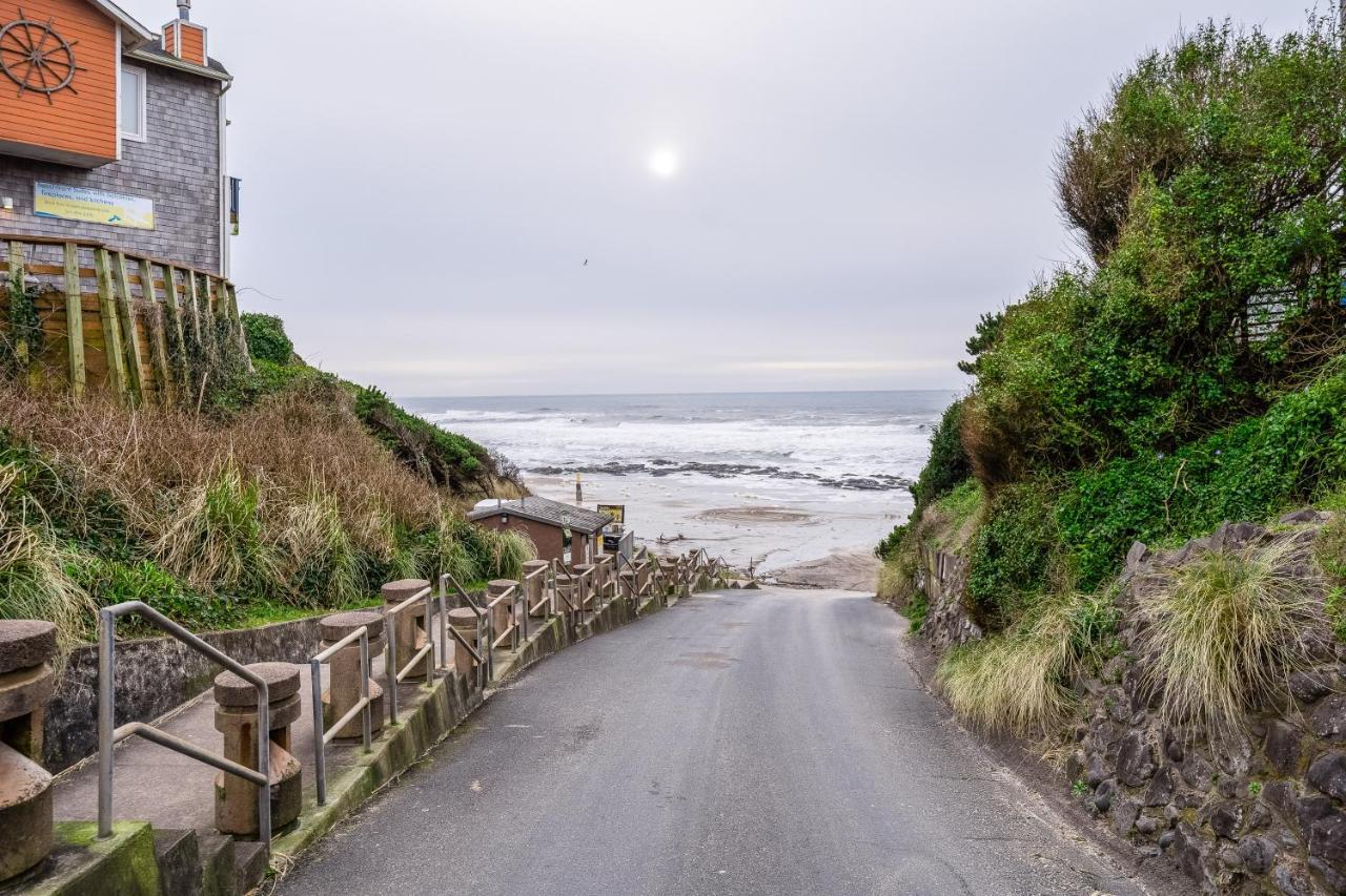 Oceanfront Contemporary Leilighet Lincoln City Eksteriør bilde